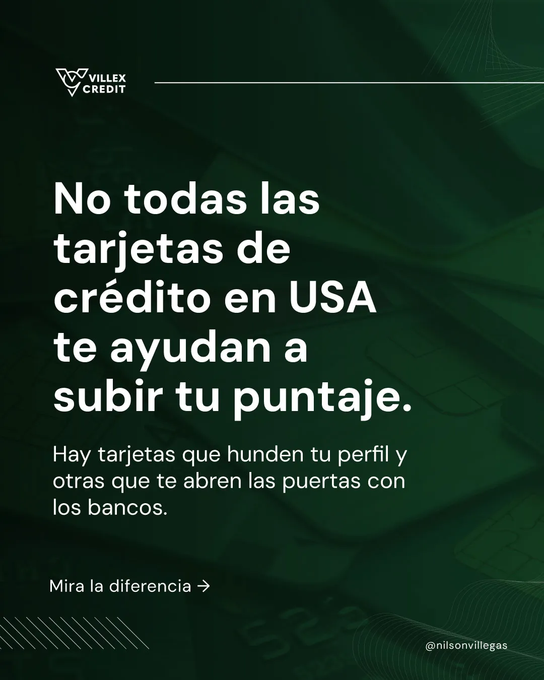 Lámina: no todas las tarjetas de crédito en USA te ayudan a subir tu puntaje