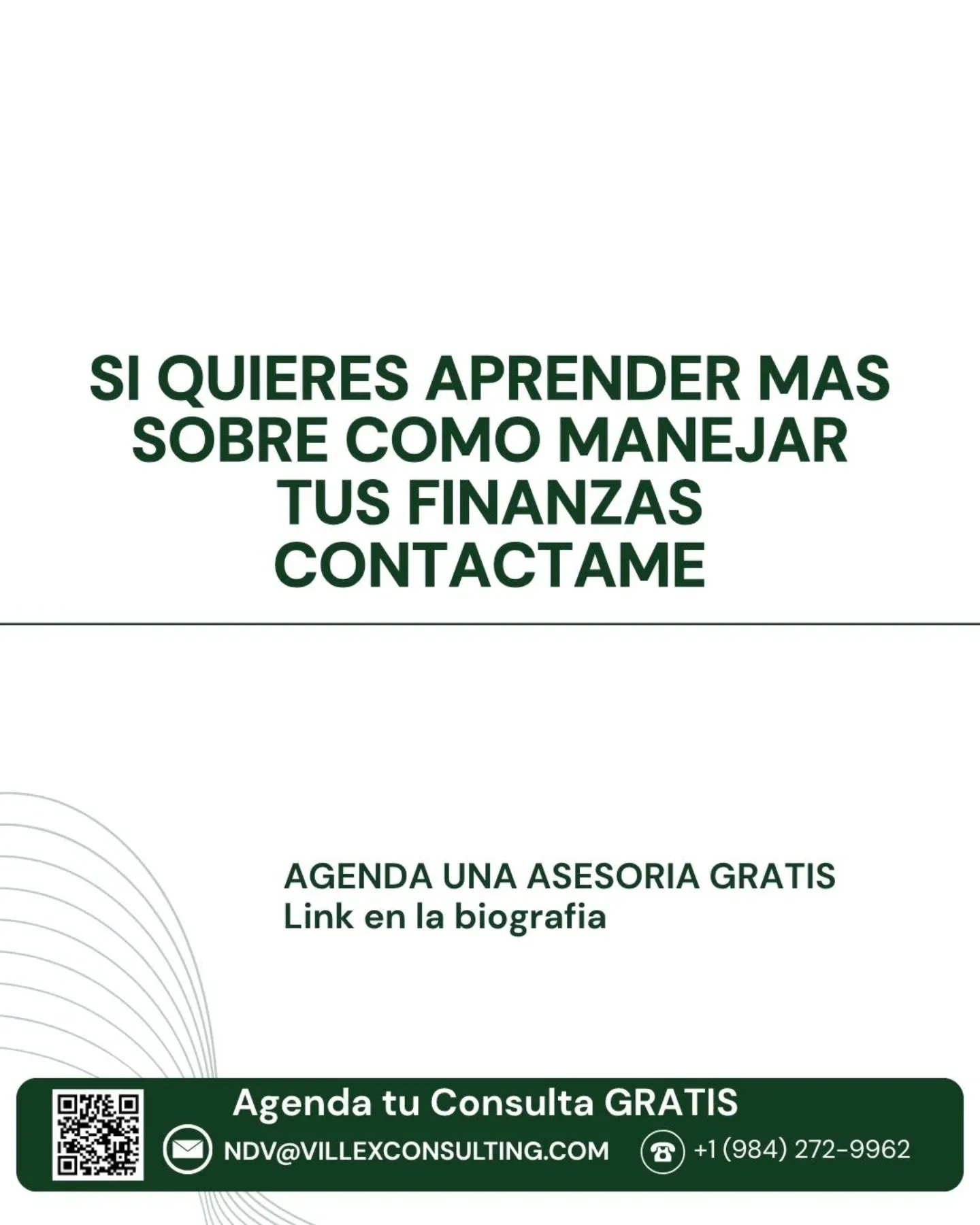Lámina de cierre: si quieres aprender más sobre cómo manejar tus finanzas, agenda una asesoría gratis